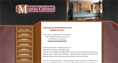 Desktop Screenshot of martincabinet.com