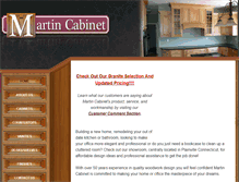 Tablet Screenshot of martincabinet.com